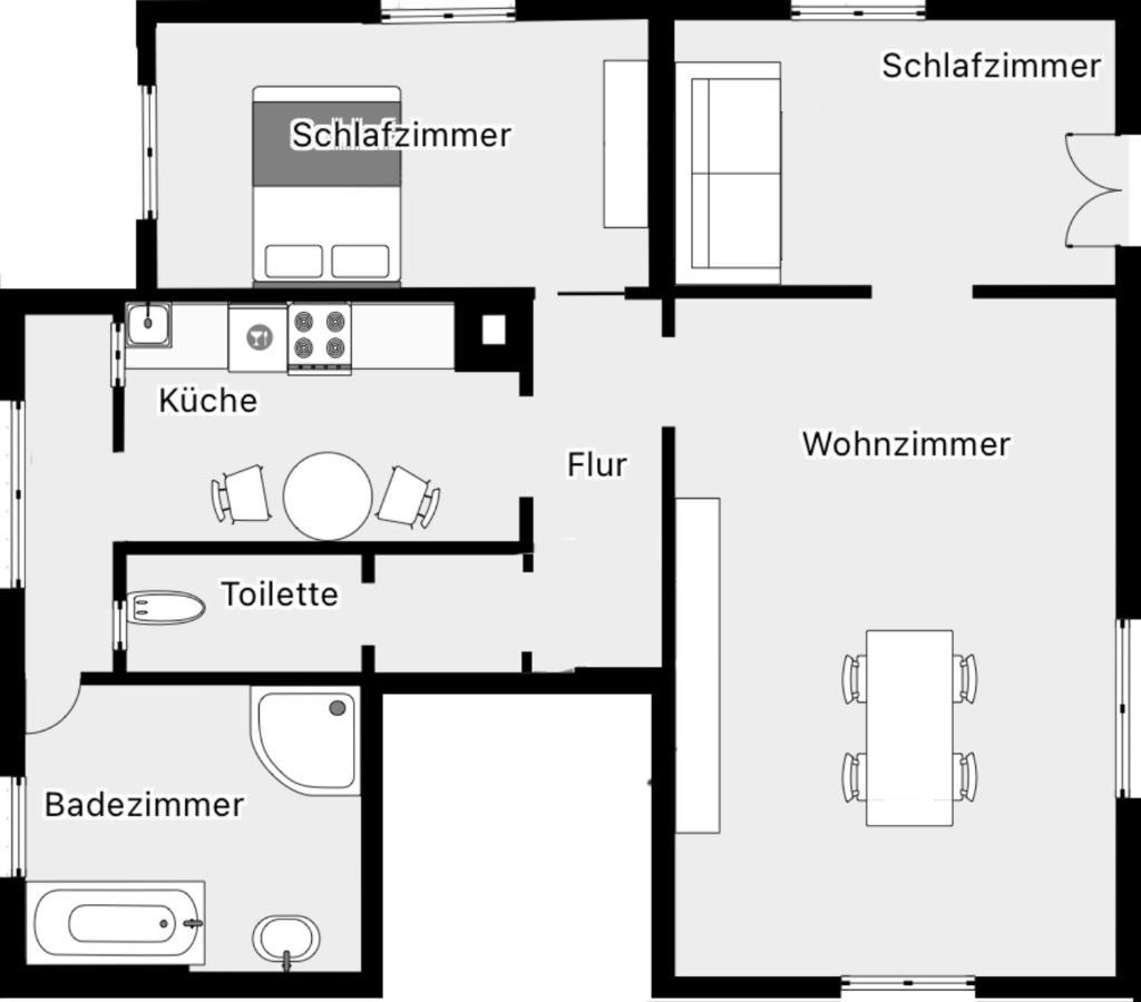 Апартаменты Zwergdackeladlerhirsch Бойрон Экстерьер фото